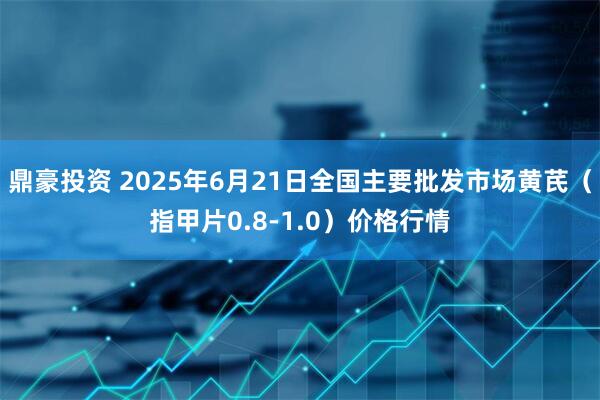 鼎豪投资 2025年6月21日全国主要批发市场黄芪（指甲片0.8-1.0）价格行情