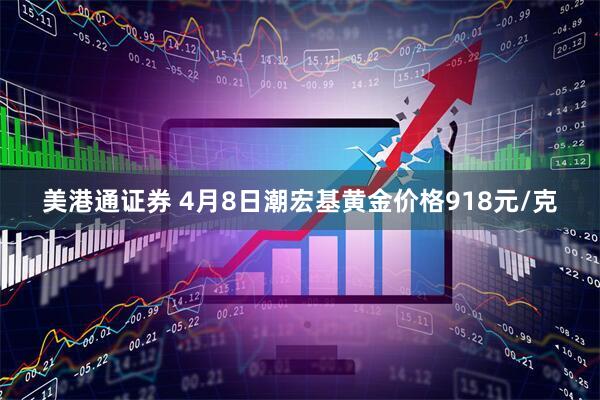 美港通证券 4月8日潮宏基黄金价格918元/克